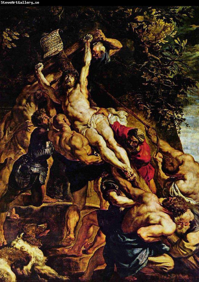 Peter Paul Rubens Elevation of the Cross